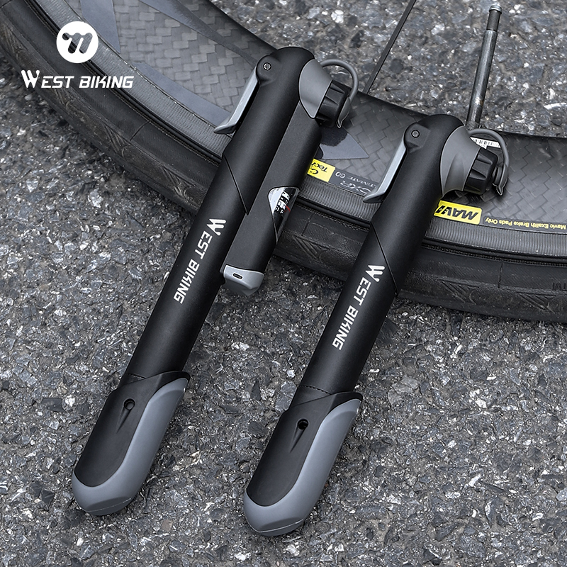 Bike Pump Frame Mount - WEST BIKING Portable High Pressure Hand