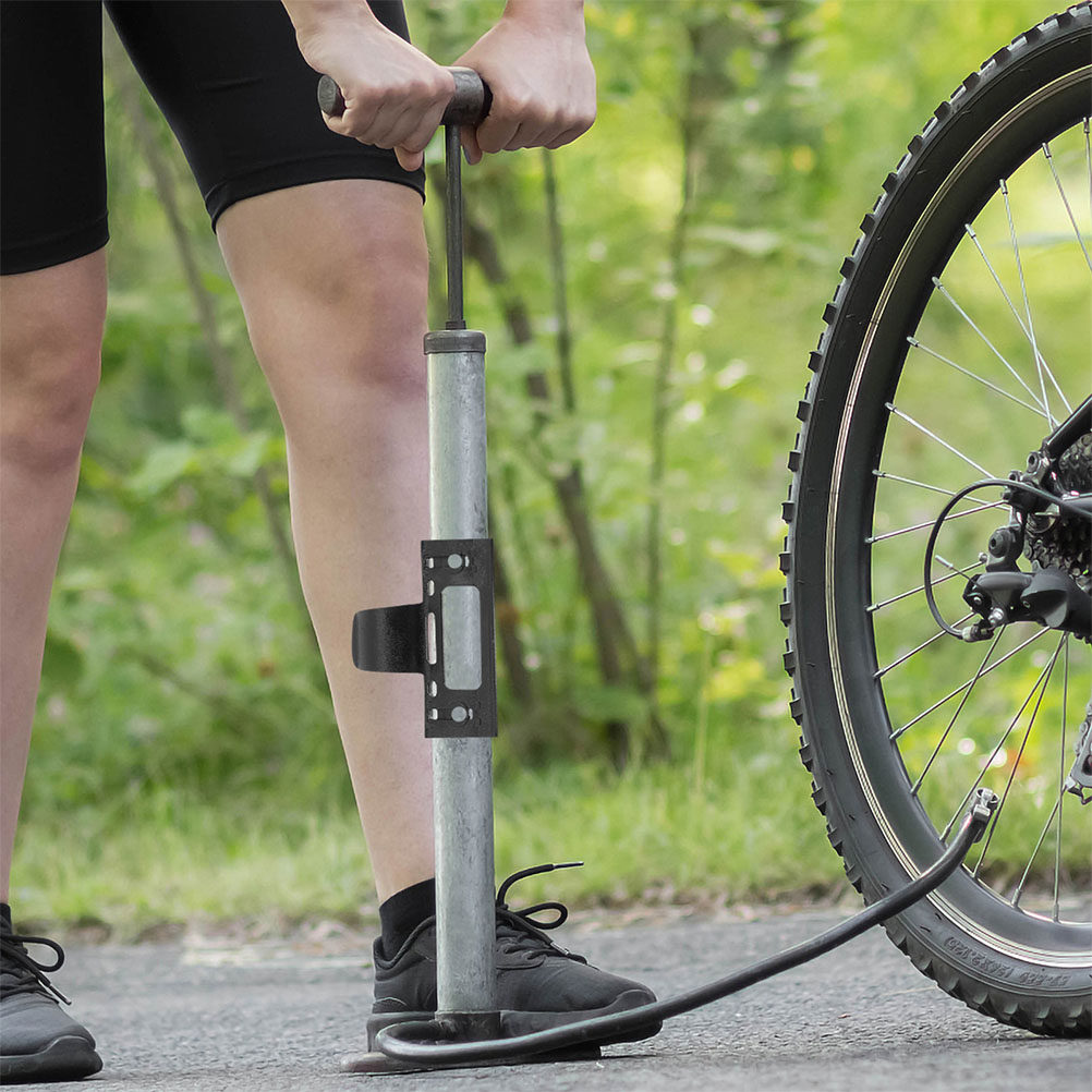 Bike Pump Frame Mount - Bicycle Pump Holder Clip Portable Fixed