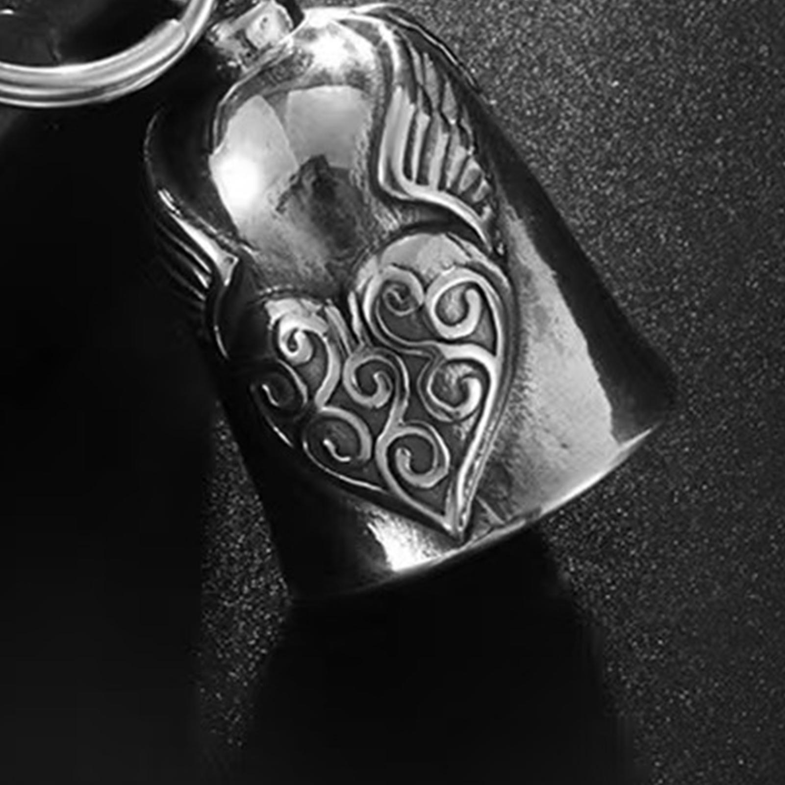 Cycling Commute Distance - Biker Bell For Men Heart Wing