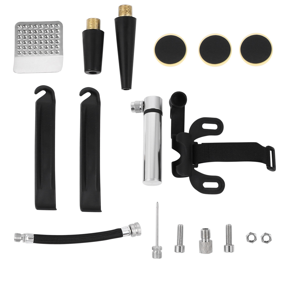 Bike Pump Frame Mount - Bike Pump Puncture Repair Kits Glueless