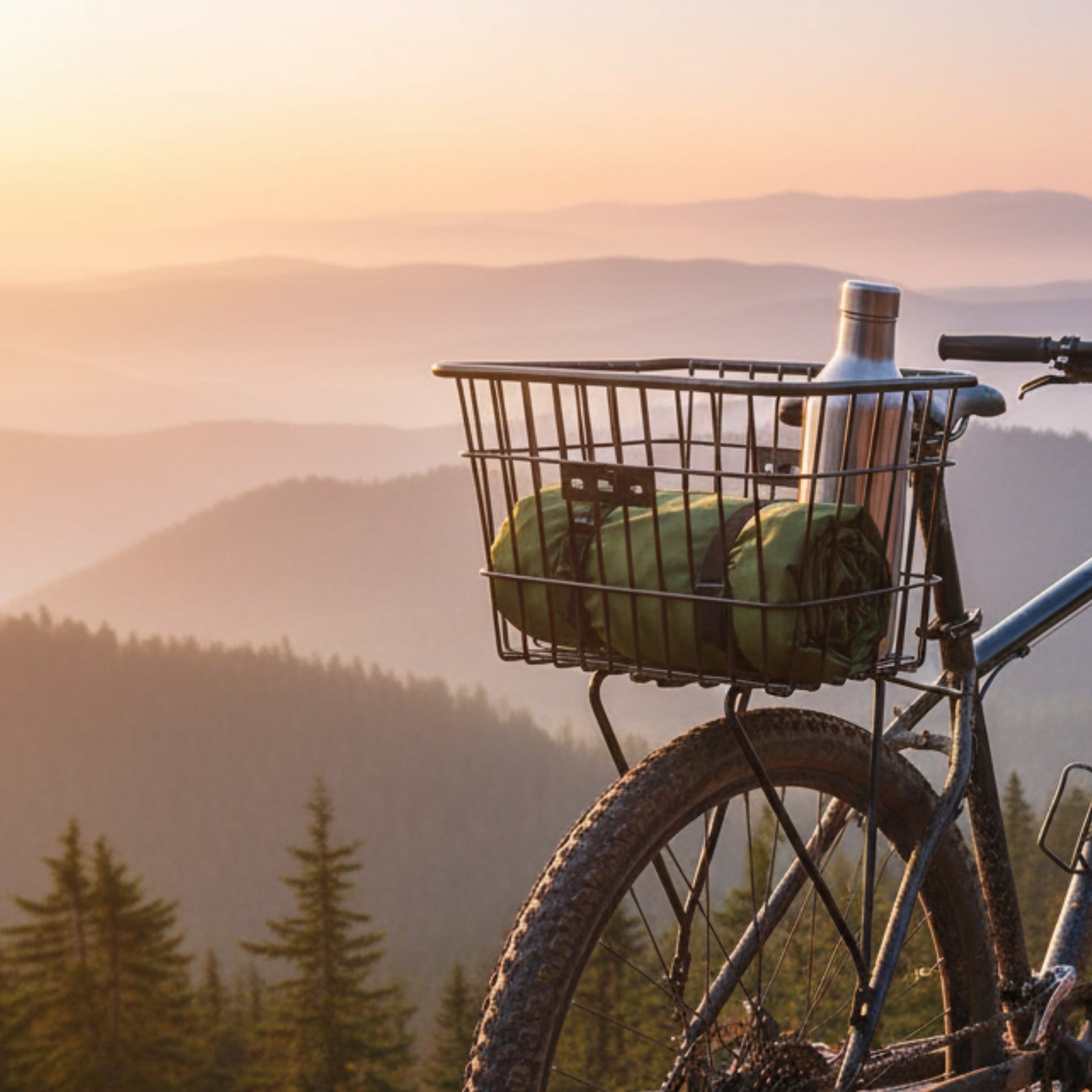 Commuting With Bike - Rear Bike Basket Versatile Rear Rack