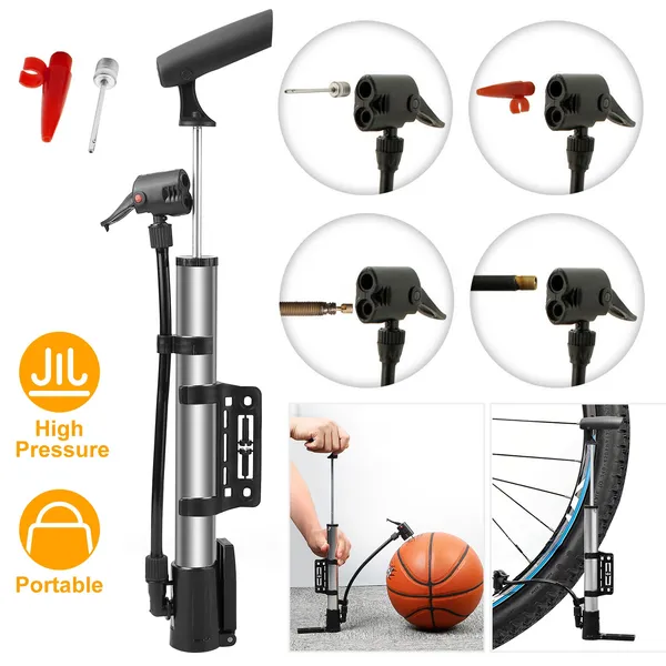 Bike Pump Frame Mount - Mini Bike Pump Portable Bicycle Tire