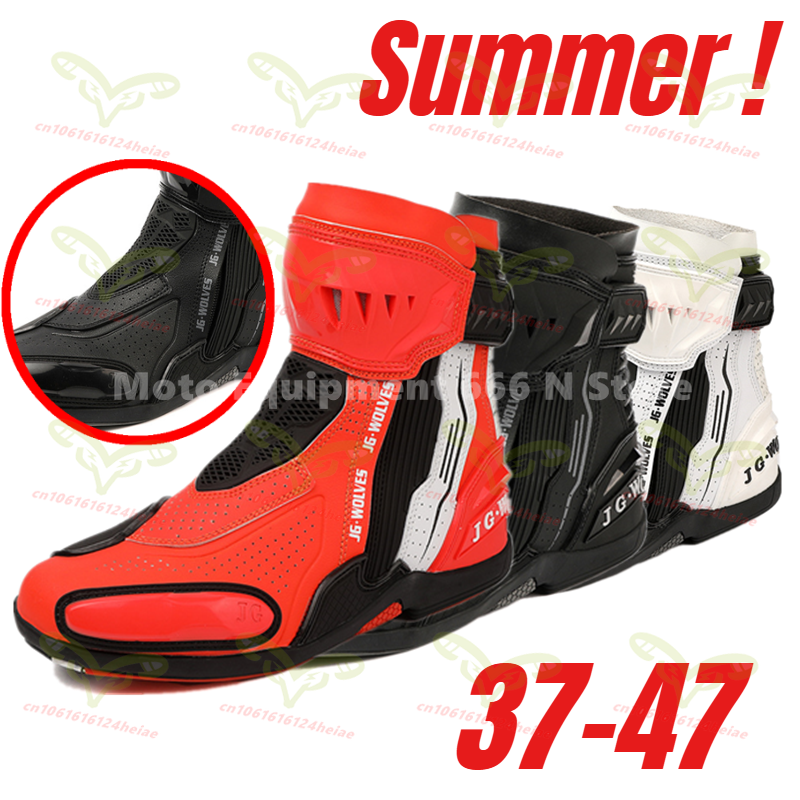 Summer New Motorcycle Boots An – Cycling Commute Shoes recenzja i cena