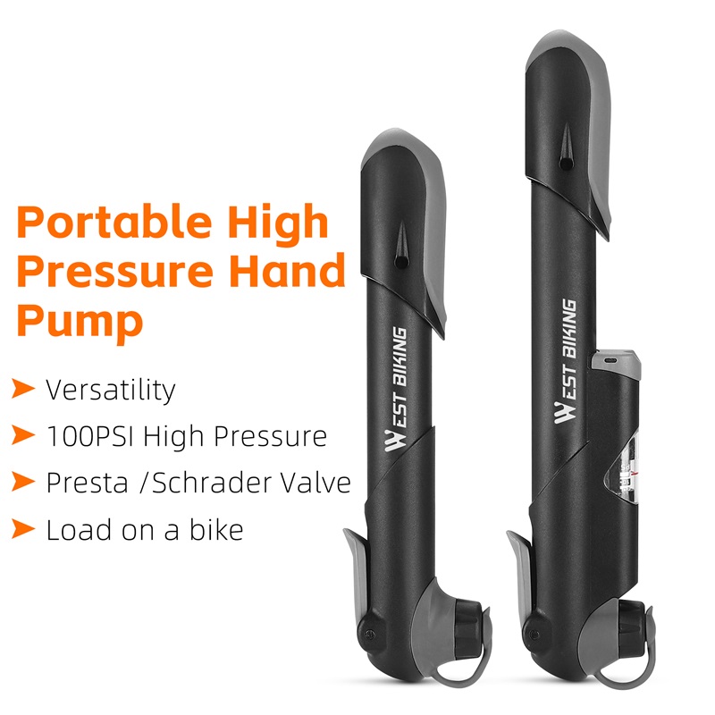 WEST BIKING Portable High Pres – Bike Pump Frame Mount recenzja i cena