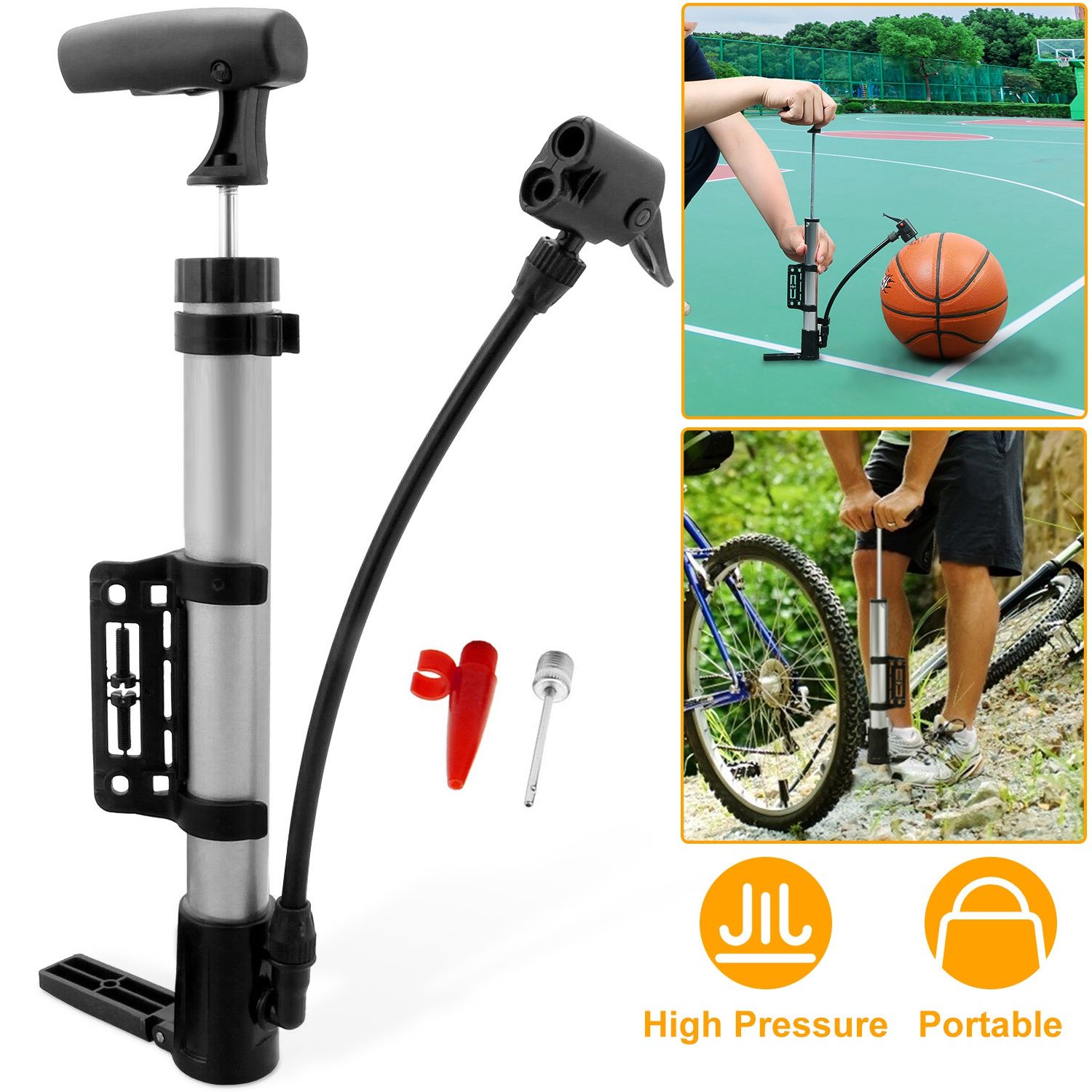 Mini Bike Pump Portable Bicycl – Bike Pump Frame Mount recenzja i cena