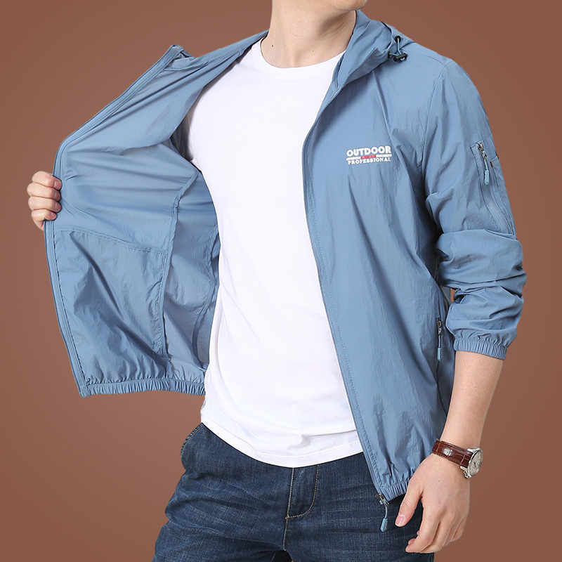 Summer Sun Jacket Men Outdoor  – Cycling Commuter Jacket recenzja i cena