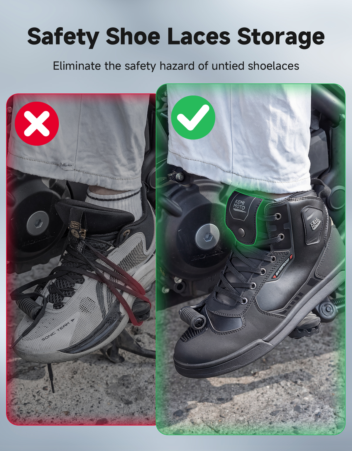 KEMIMOTO Men's Motorcycle Ridi – Cycling Commute Shoes recenzja i cena