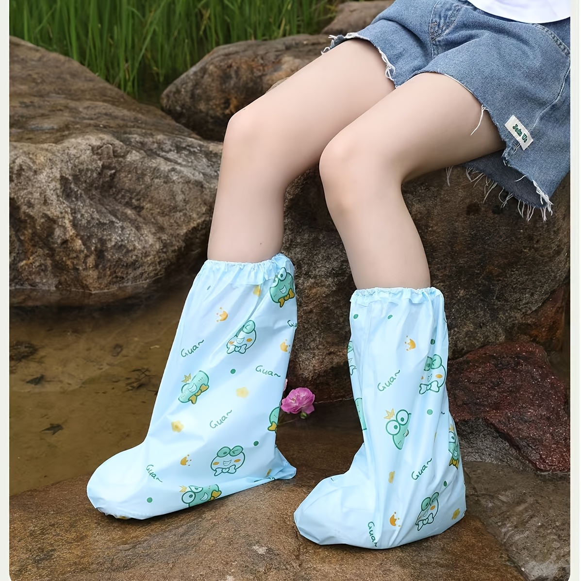 10pc Frog Cartoon Shoe Covers  – Cycling Commute Shoes recenzja i cena