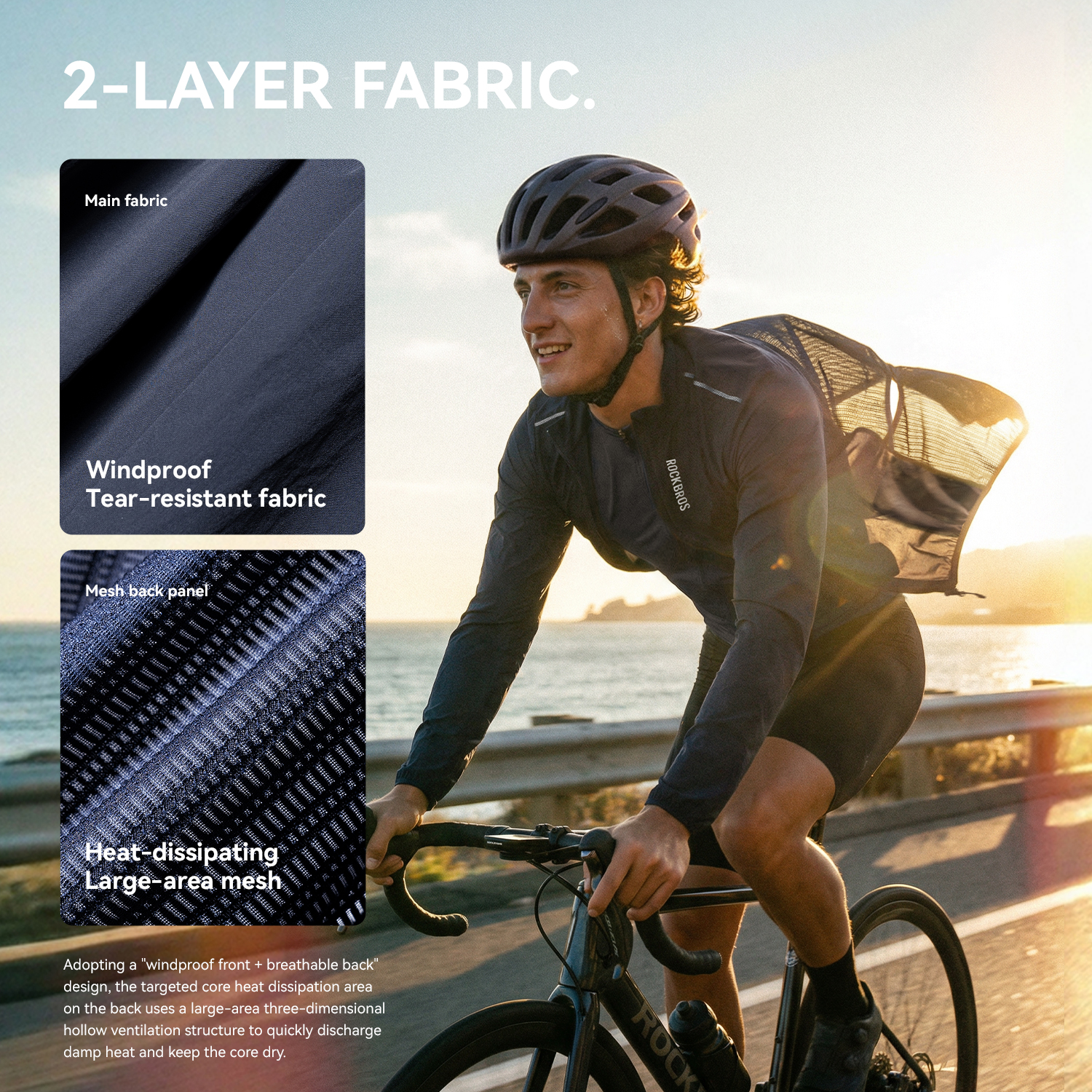 ROCKBROS Cycling Jacket  Windp – Cycling Commuter Jacket recenzja i cena