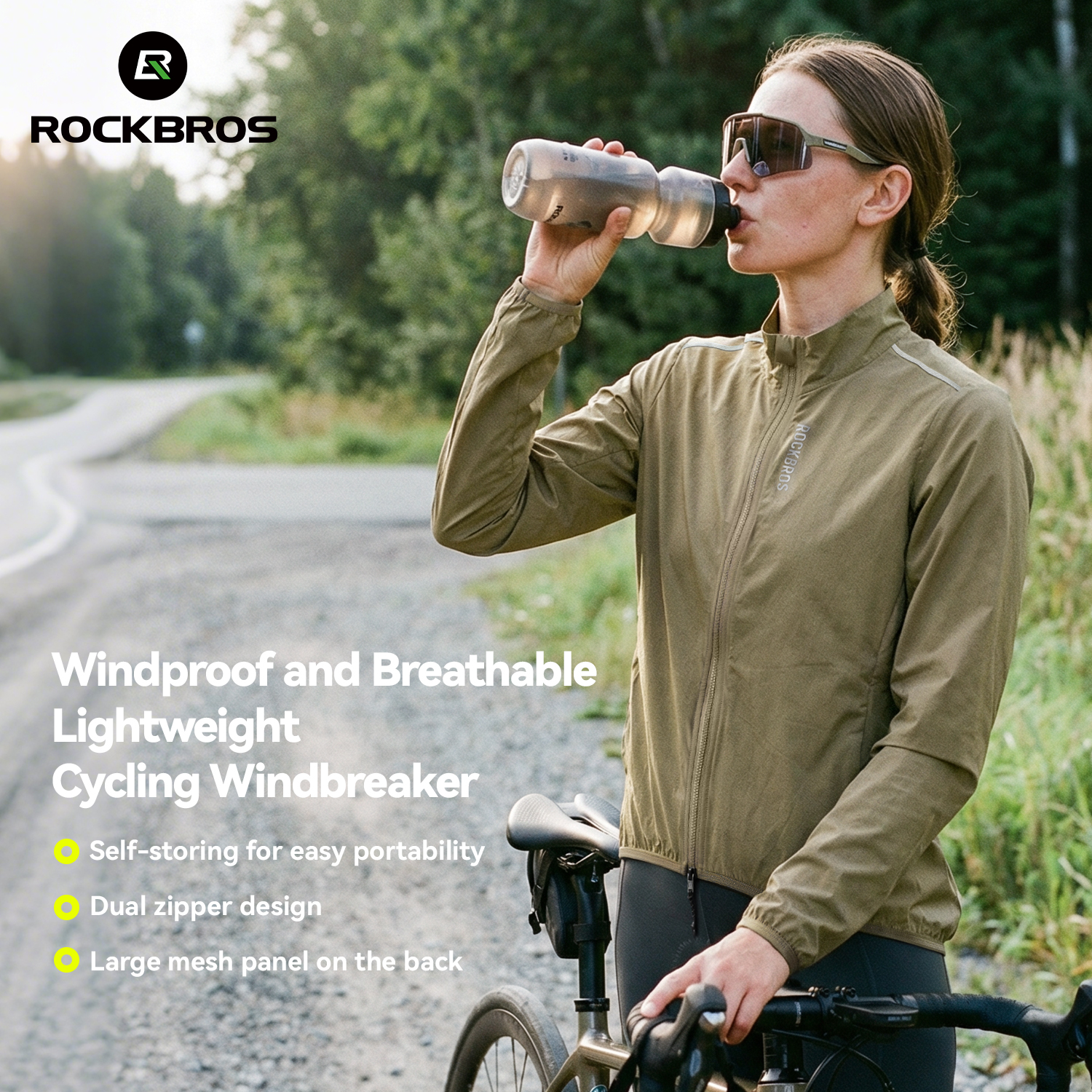 ROCKBROS Cycling Jacket  Windp – Cycling Commuter Jacket recenzja i cena