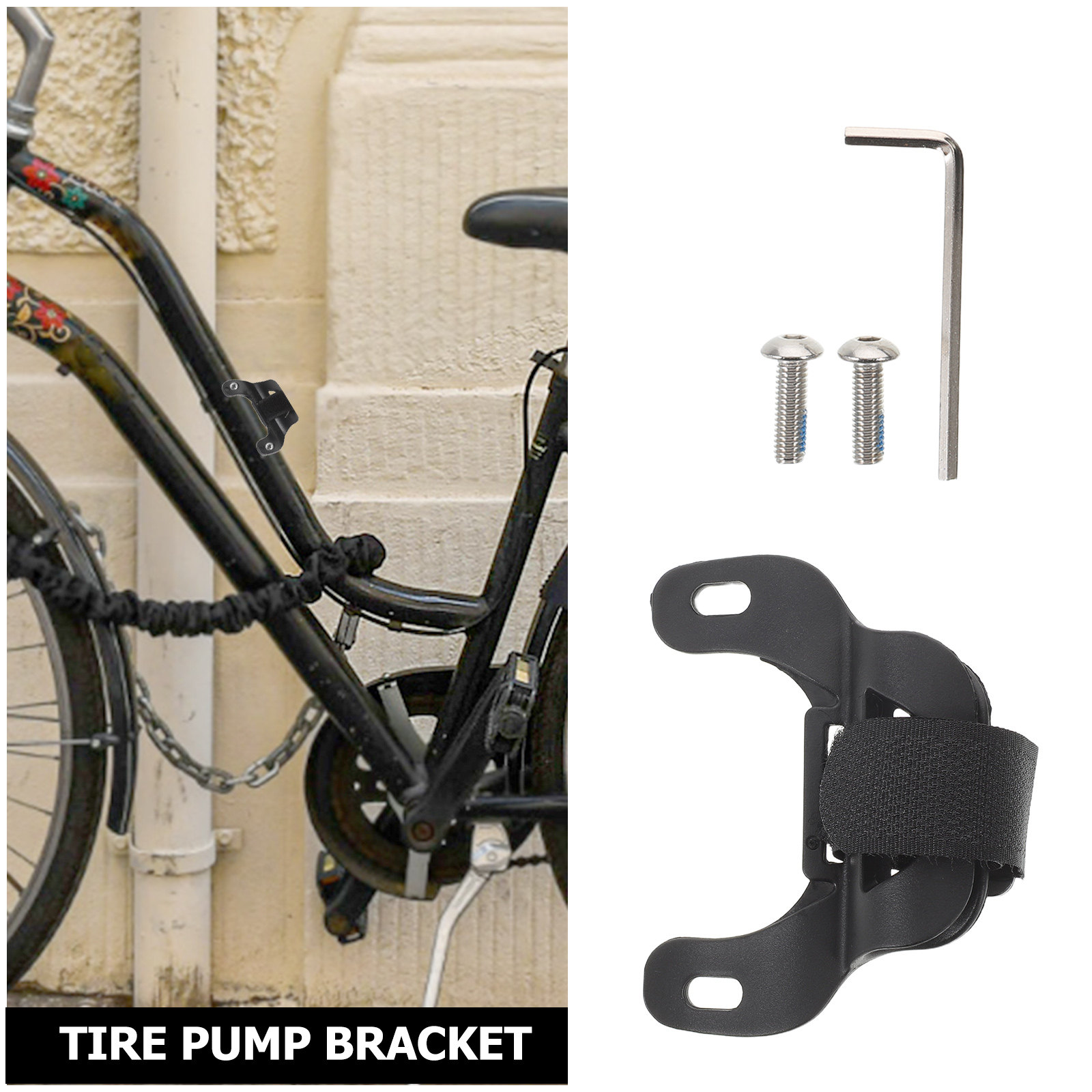 1Set Bike Pump Bracket Plastic – Bike Pump Frame Mount recenzja i cena