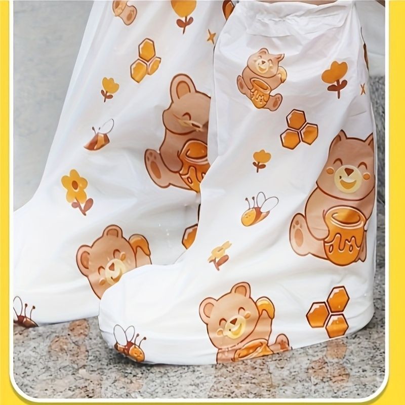 10pc Bear Cartoon Printed Shoe – Cycling Commute Shoes recenzja i cena