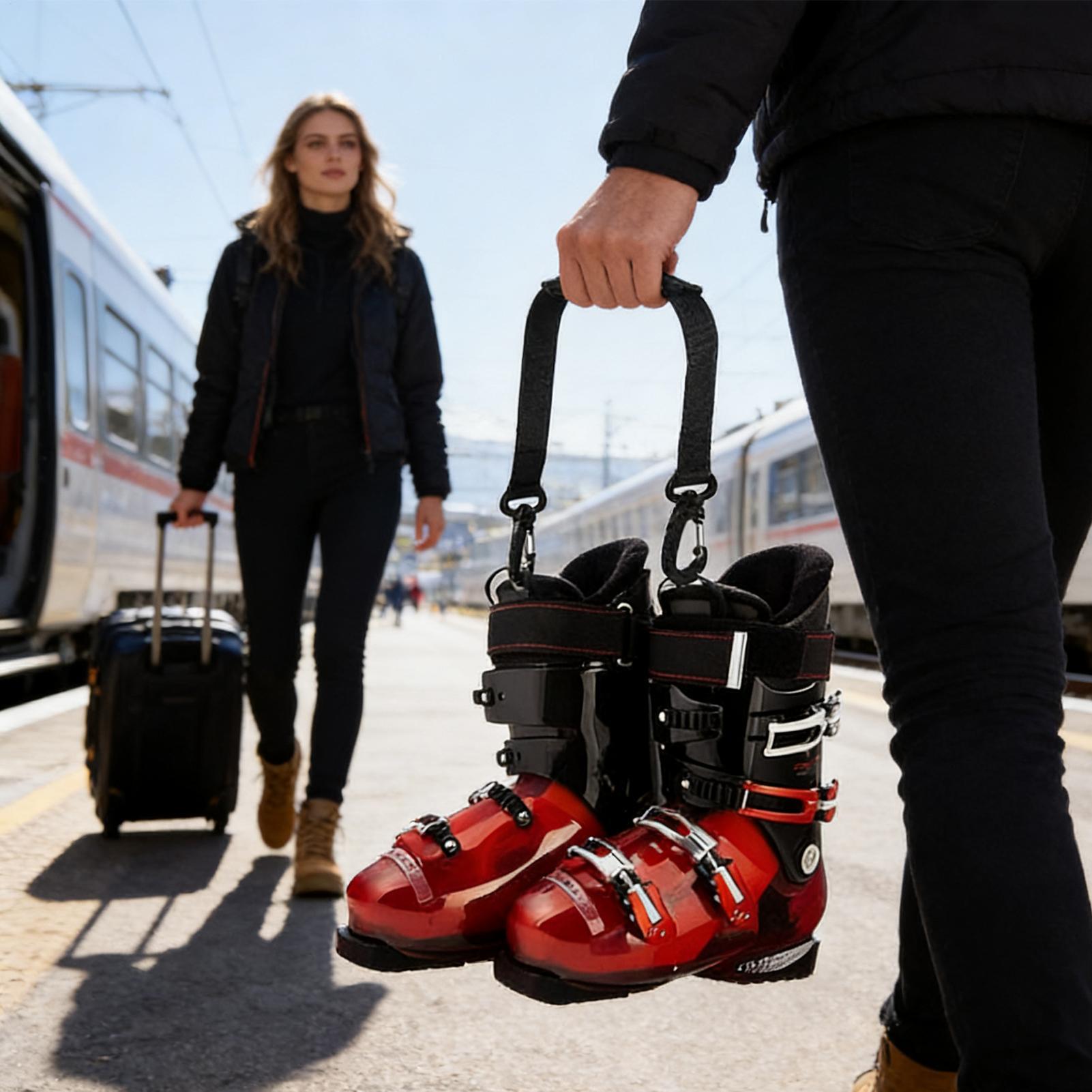 Ski Boot Straps Gear Shoulder  – Cycling Commuting recenzja i cena