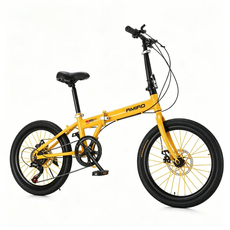 20 Inch Yellow Spoke Wheel Fol – Commuting With Bike recenzja i cena