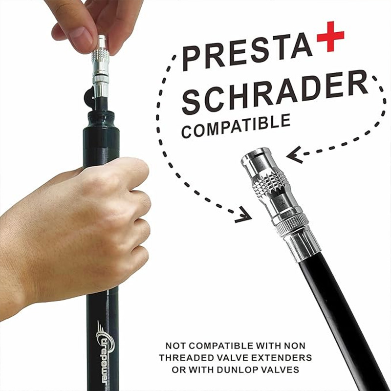 Tirepower 120 psi Bicycle Pump – Bike Pump Frame Mount recenzja i cena