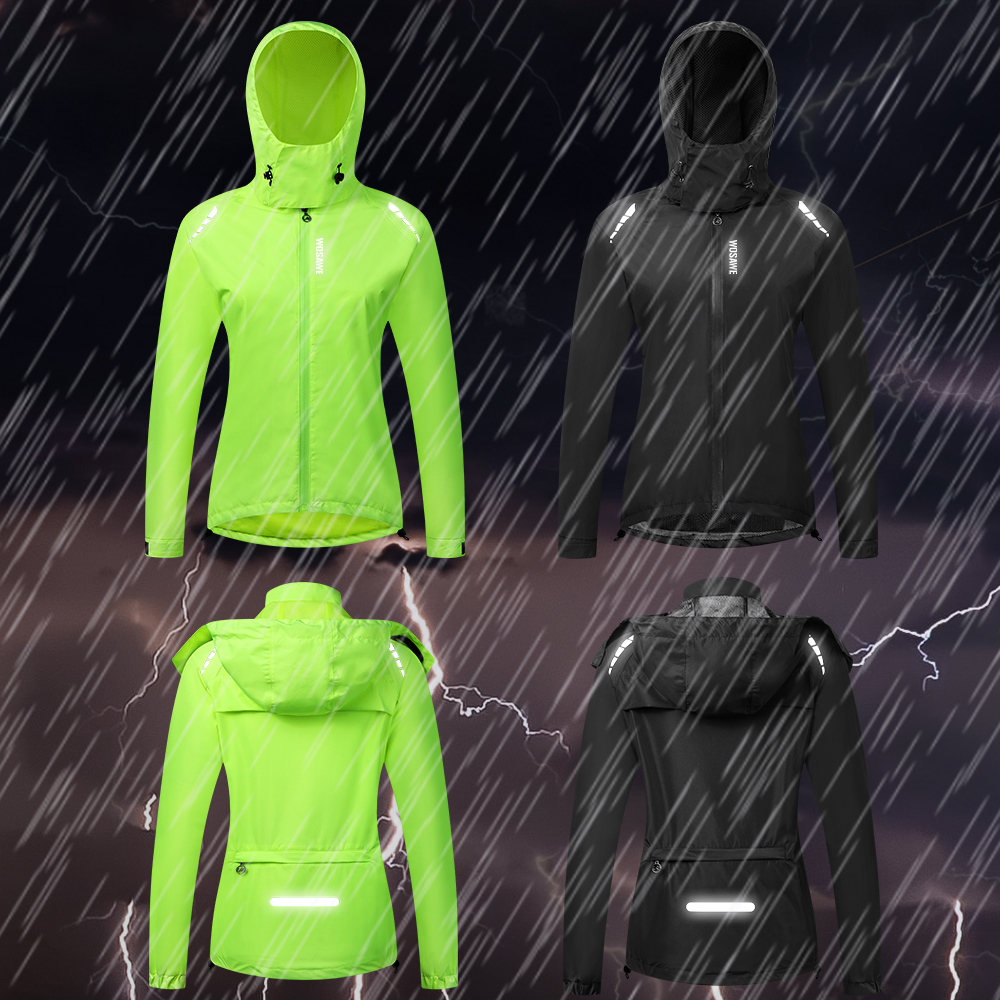 WOSAWE Cycling Raincoat Women  – Cycling Commuter Jacket recenzja i cena