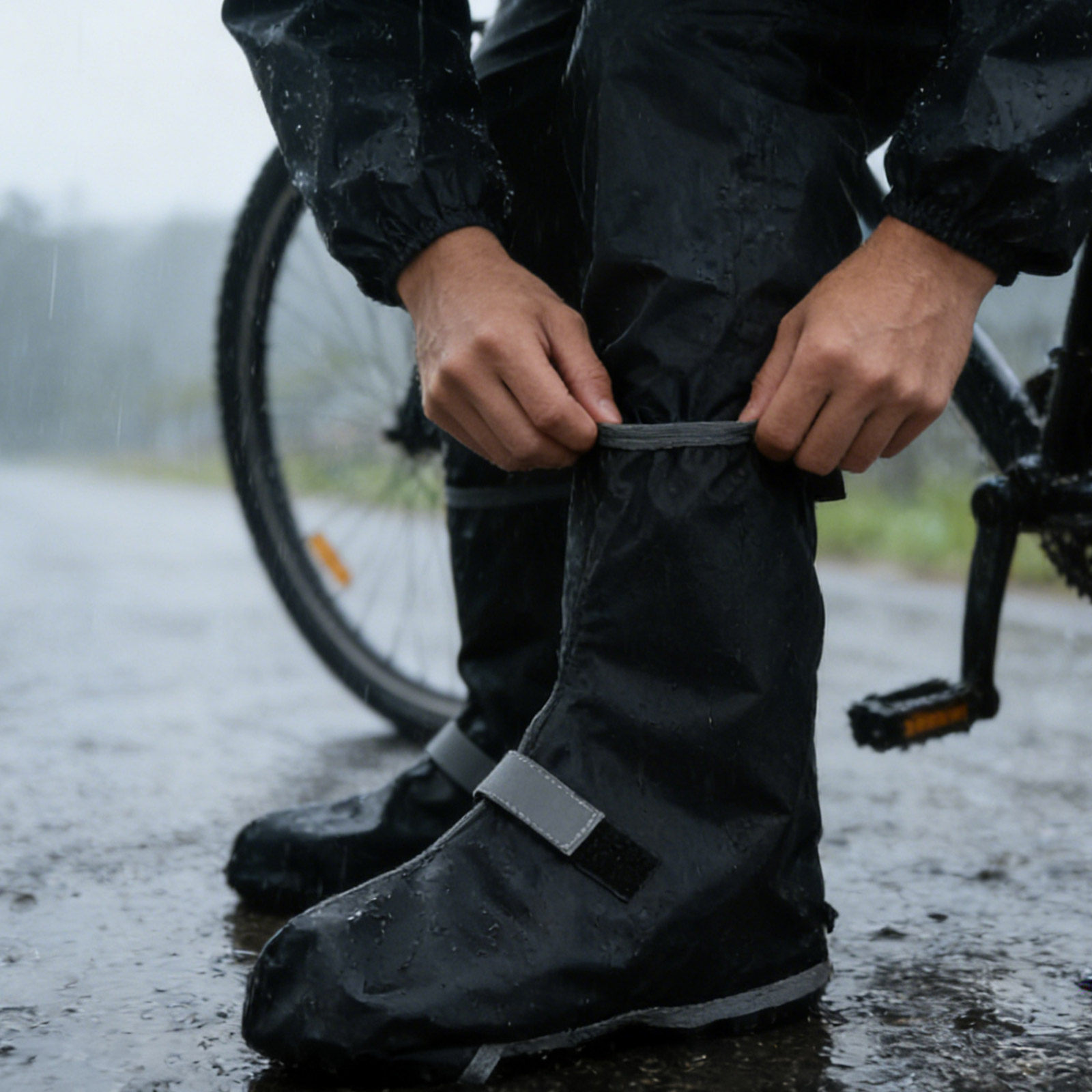 1Pair Waterproof Rain Shoe Cov – Cycling Commute Shoes recenzja i cena