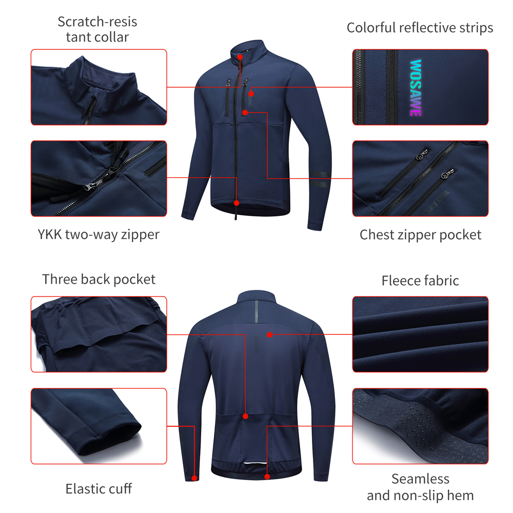 WOSAWE Cycling Jacket Winter T – Cycling Commuter Jacket recenzja i cena