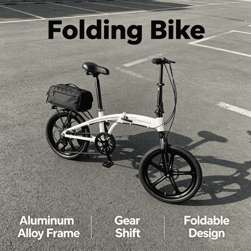 Adult Folding Bike - 20 Inch L – Commuting With Bike recenzja i cena