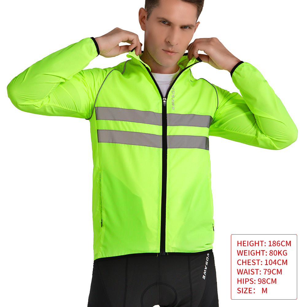 WOSAWE Men Cycling Windbreaker – Cycling Commuter Jacket recenzja i cena