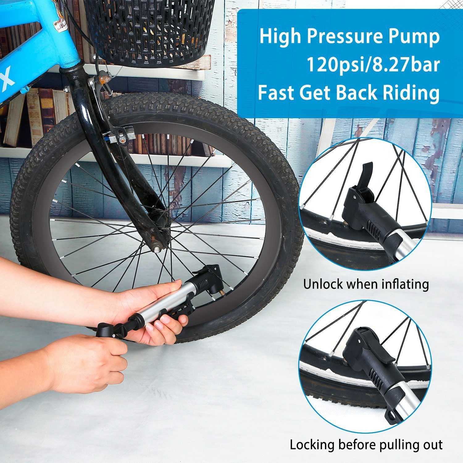Mini Bike Pump Portable Bicycl – Bike Pump Frame Mount recenzja i cena