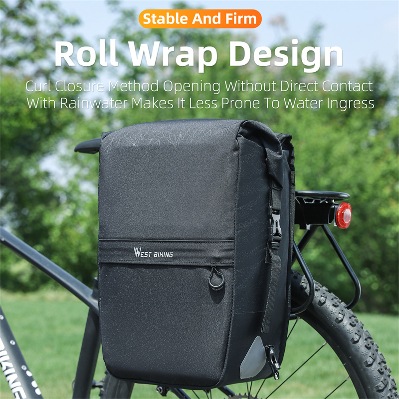 WEST BIKING 17-29L Bicycle Pan – Waterproof Cycling Commute recenzja i cena