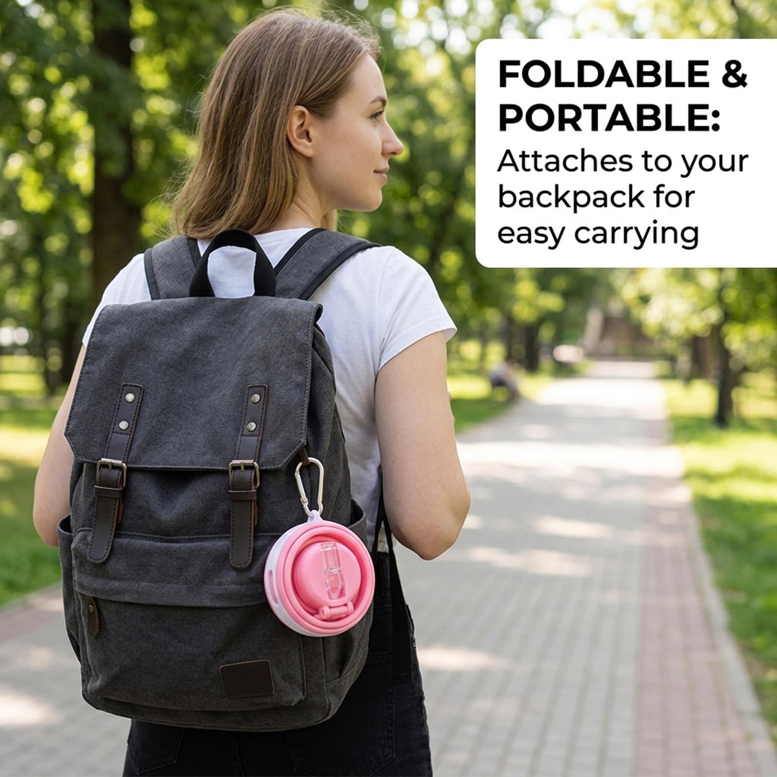 Foldable Bottle Leak-Proof Cam – Waterproof Cycling Commute recenzja i cena