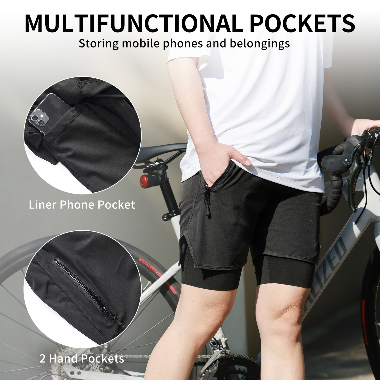 WOSAWE Bicycle Shorts Spring S – Cycling Commuter Trousers recenzja i cena