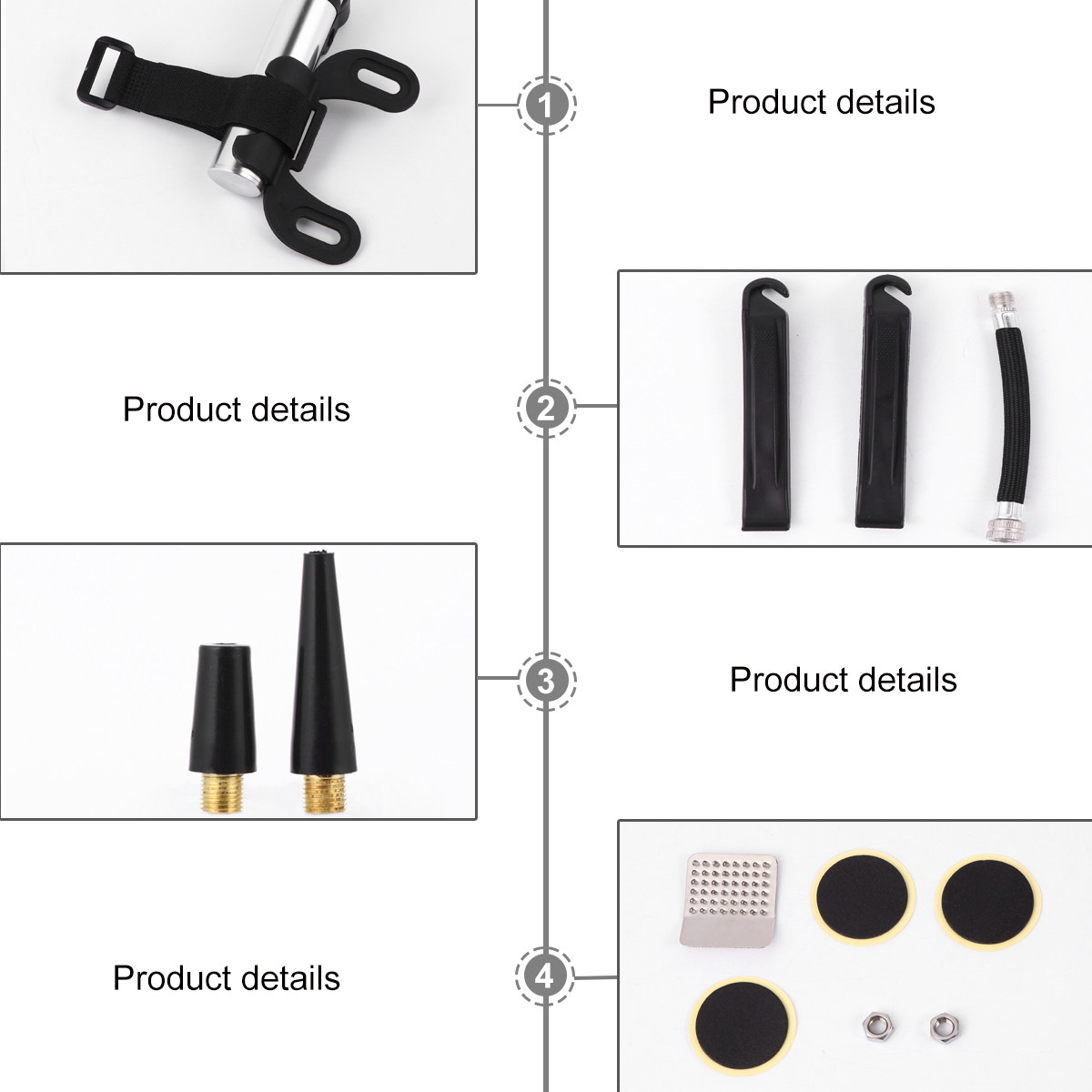 Bike Pump Puncture Repair Kits – Bike Pump Frame Mount recenzja i cena